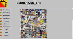 Desktop Screenshot of bernerquilters.ch
