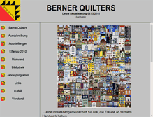 Tablet Screenshot of bernerquilters.ch